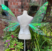 Load image into Gallery viewer, Botanical flower fairy wings