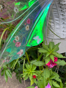 Botanical flower fairy wings
