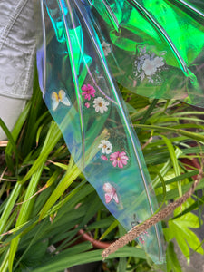 Botanical flower fairy wings