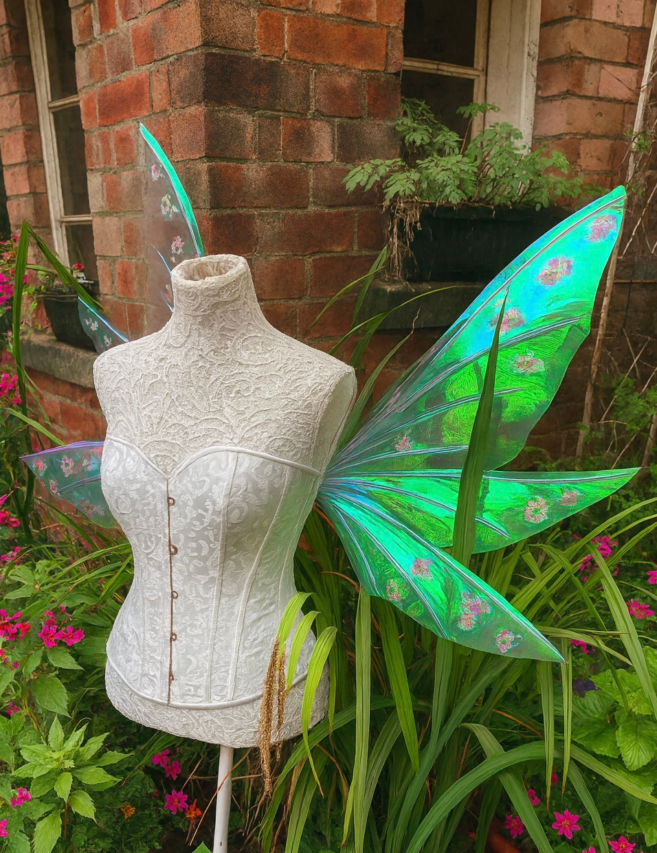 Flower fairy wings botanicsl wings garden fairy costumes 