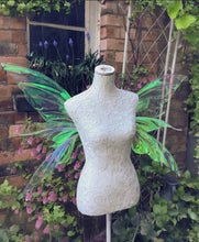 Load image into Gallery viewer, Butterfly fairy wings costume wings iridescent wings 