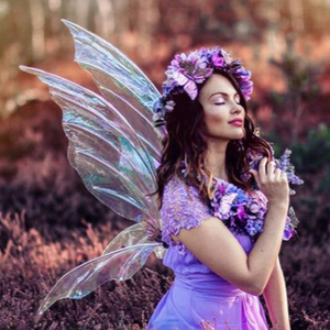 Iridescent fairy wings